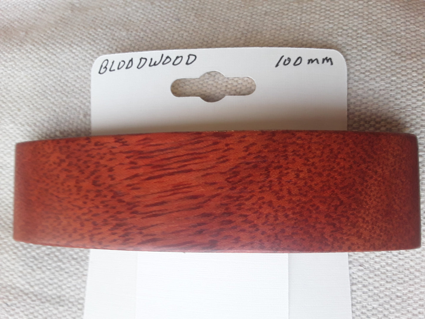 Bloodwood Hair Barrette with French Clip