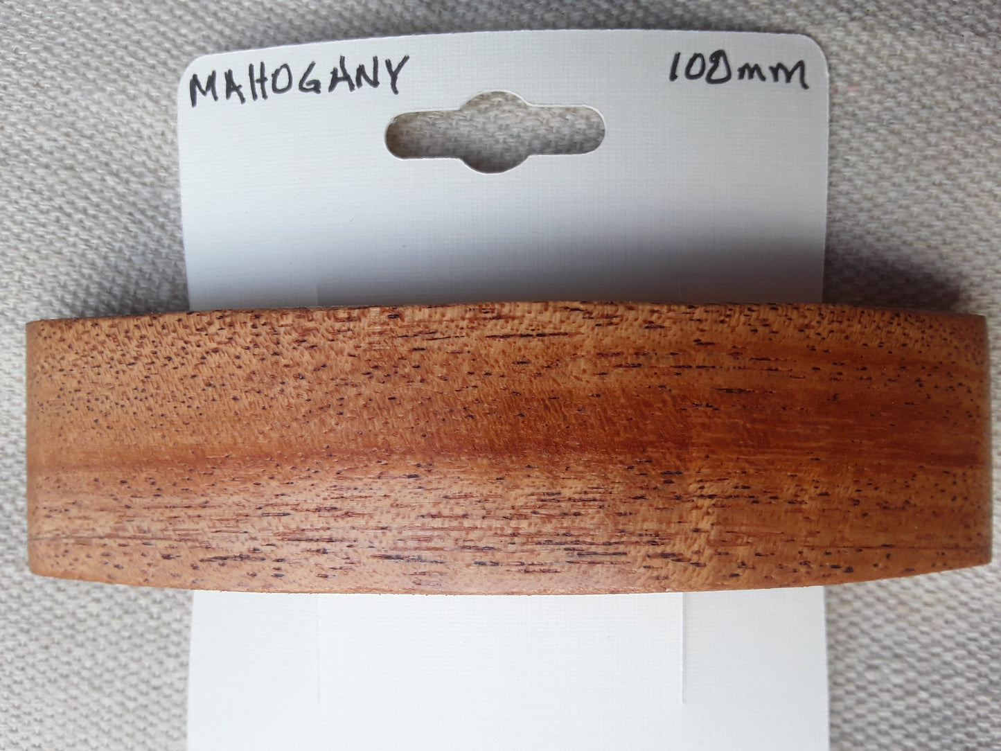 Mahogany Hair Barrette with French Clip