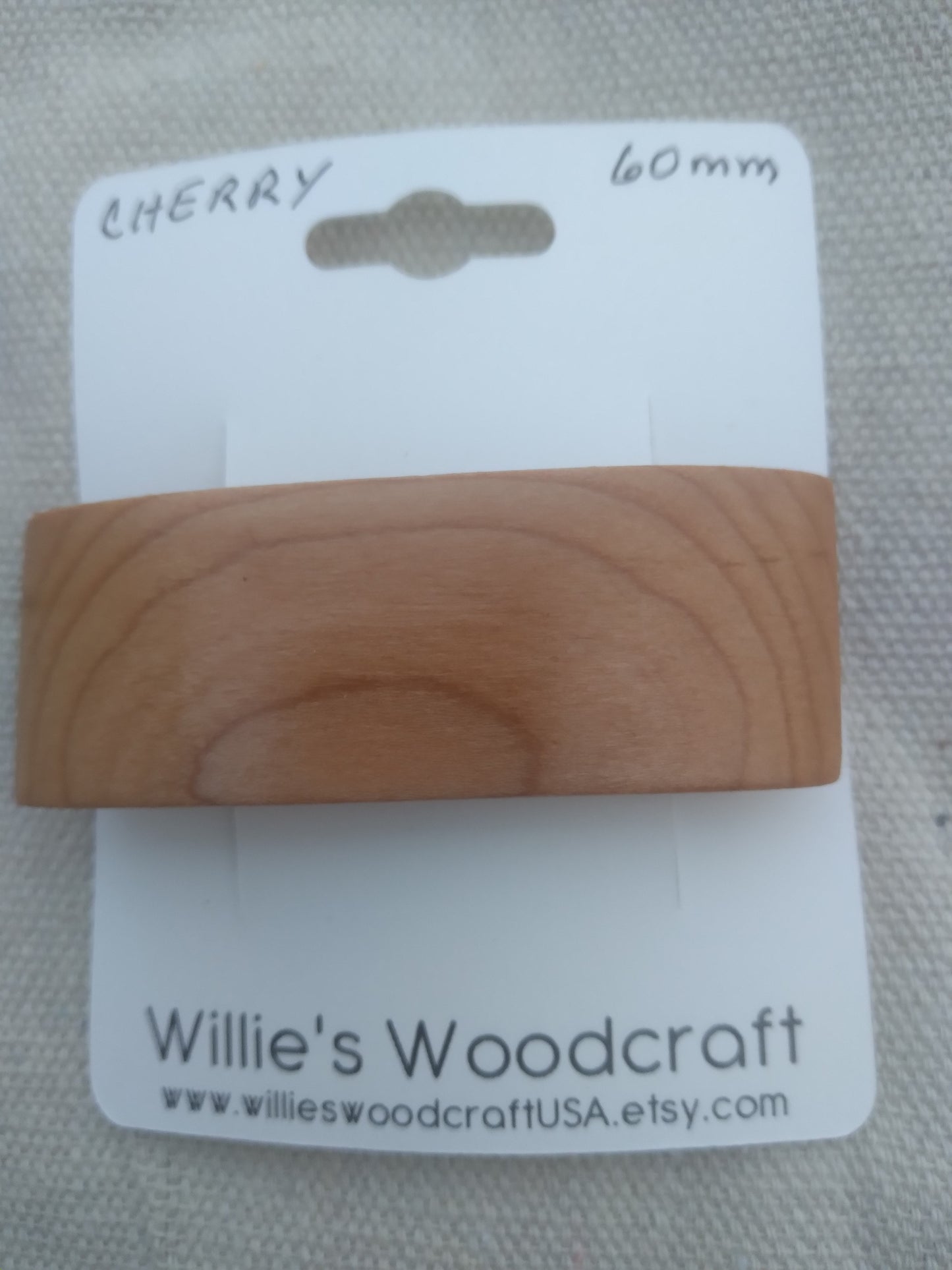 Cherry Hair Barrette with French Clip