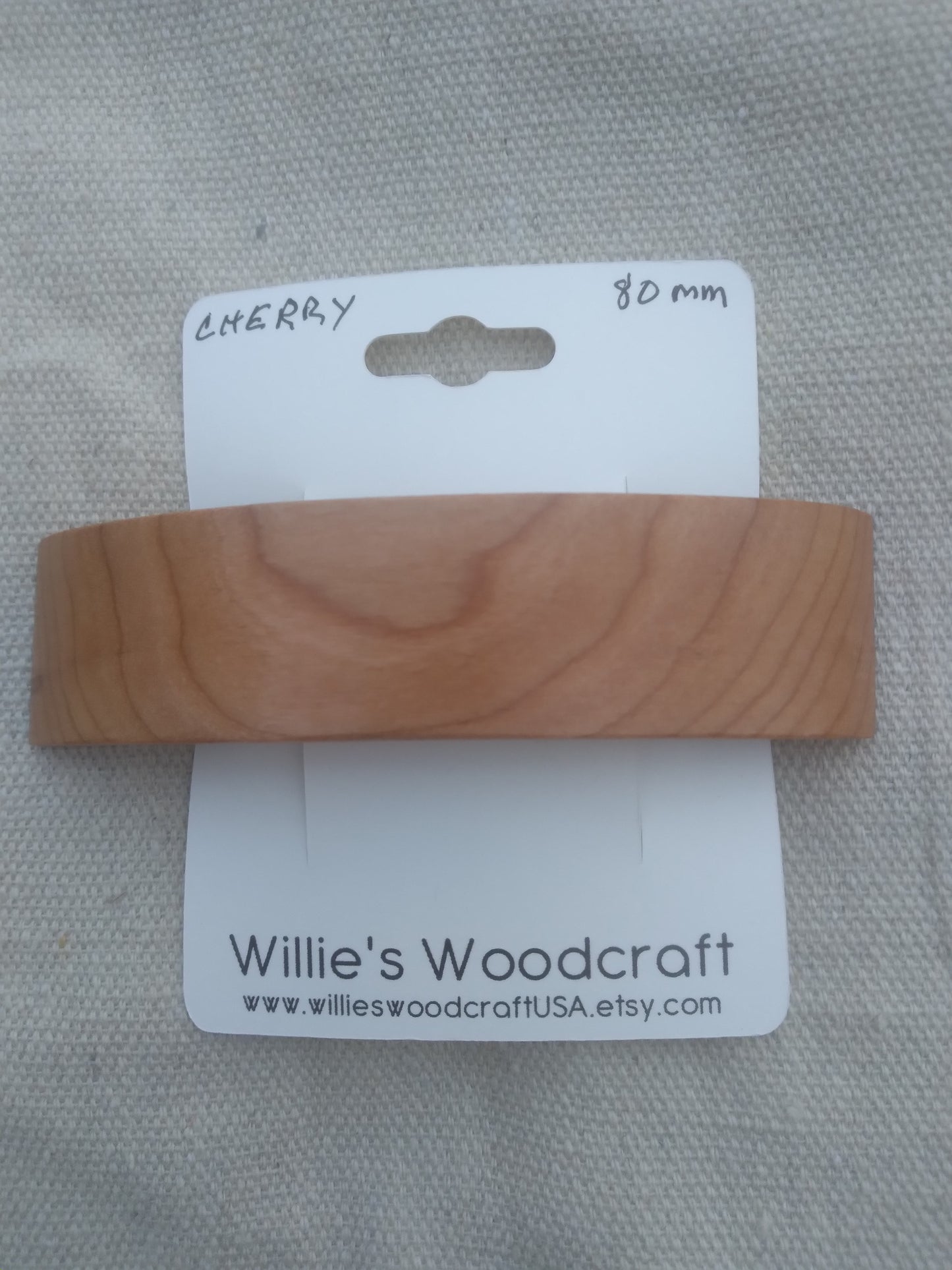 Cherry Hair Barrette with French Clip