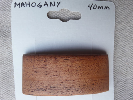 Mahogany Hair Barrette with French Clip