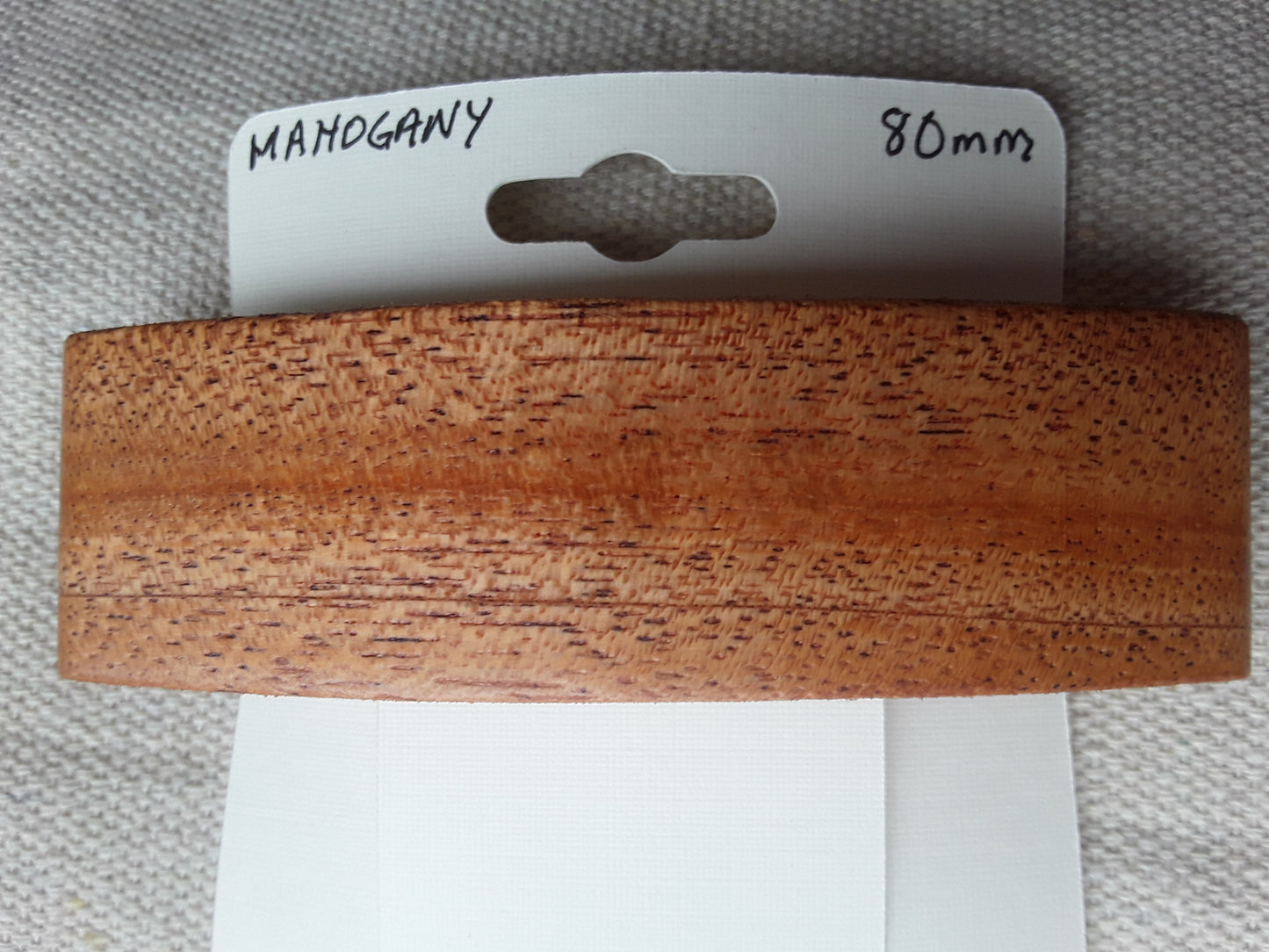 Mahogany Hair Barrette with French Clip