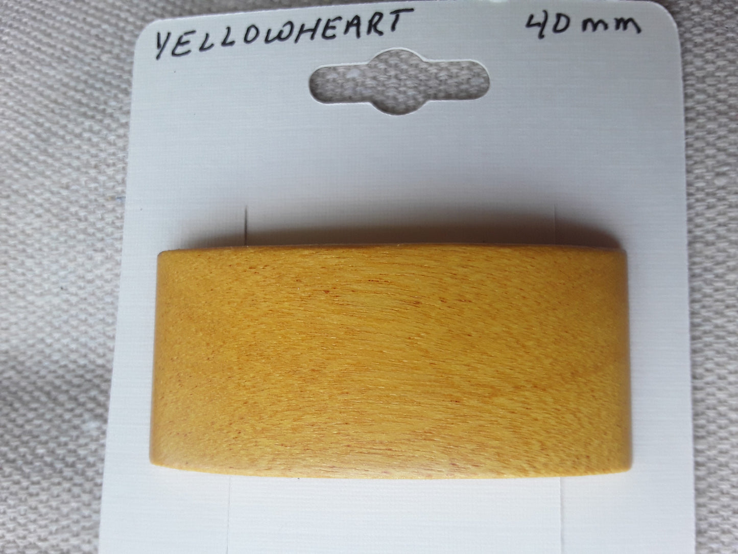 Yellowheart Hair Barrette with French Clip